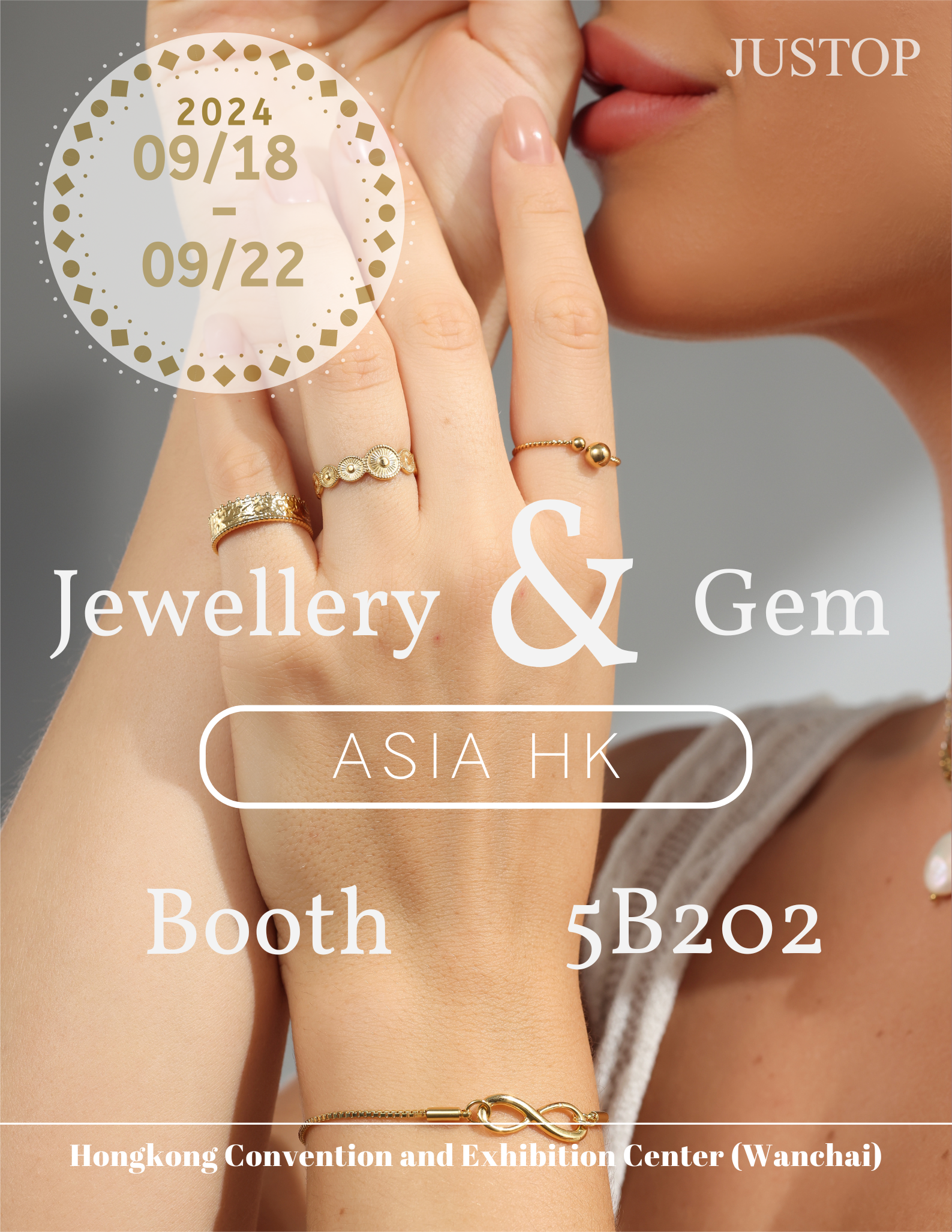 💌 Jewellery & Gem ASIA Hong Kong │ Invitation 💌 Meet #JustopJewelry at 📍 Jewellery & Gem ASIA Hong Kong (Booth No.: 5B202) ⏰ September 18th-22nd, 2024 🔥 6,000+ New Jewelry Pieces to Explore! 🔥 We're thrilled to see you again! 🤝 Don’t miss out on exclusive offers – Schedule your appointment now! 🤝 Stay ahead of the trends with our latest collections! ✉️DM us for exclusive offers! 🛒Discover more at /