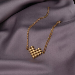 18K Gold Plated Double Layer Bracelets with Different Charms