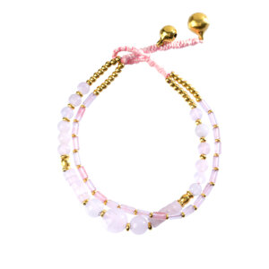 Bohemian Double Layer Natural Stone Beaded Bracelet Collection