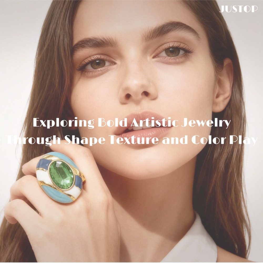 Hexingsheng Jewelry | Exploring Bold Artistic Jewelry Through Shape Texture and Color Play