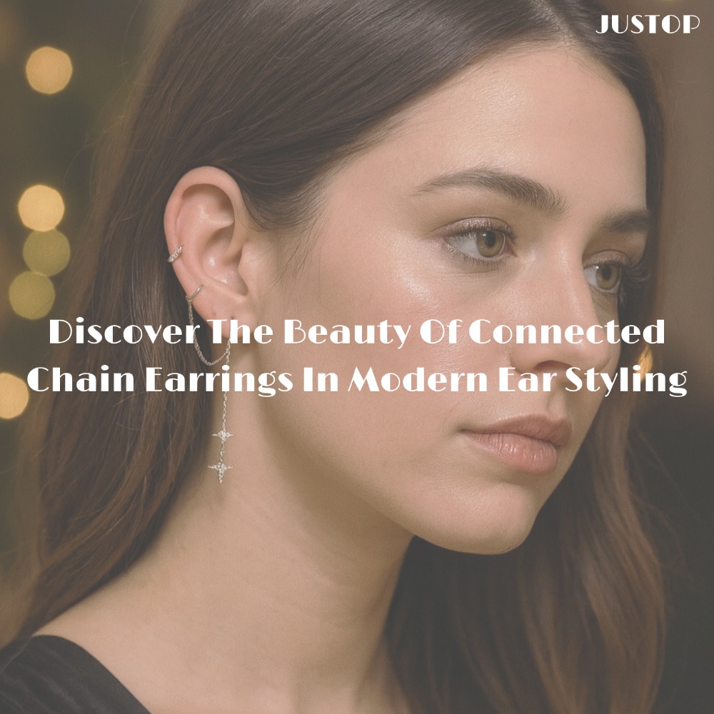 Hexingsheng Jewelry | Discover The Beauty Of Connected Chain Earrings In Modern Ear Styling