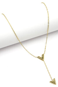 Hexingsheng Jewelry | Contact Lariat Necklace: The Effortless Elegance of Modern Jewelry