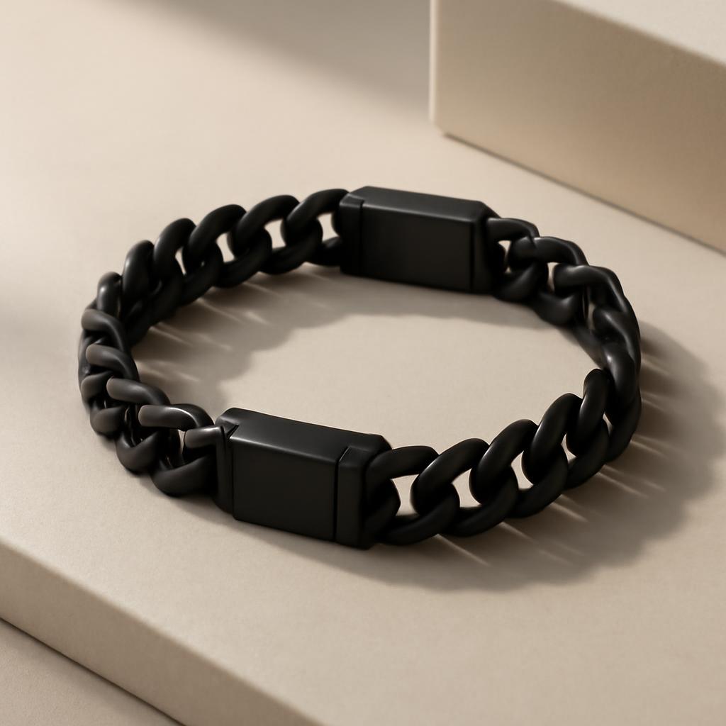 Hexingsheng Jewelry | Elevate Your Style: The Unmatched Appeal of Men’s Black Stainless Steel Bracelets Elevate Your Style: The Unmatched Appeal of Men’s Black Stainless Steel Bracelets