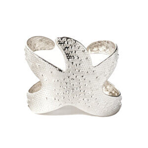 Ocean Inspired Stainless Steel Starfish Cuff Bracelet Collection
